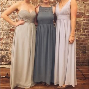 Heavenly hues Grey maxi dress, Bridesmaid-Lulu’s
